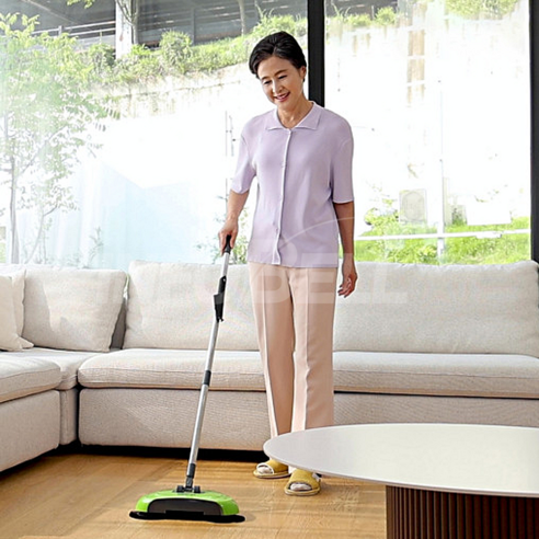 [TV홈쇼핑정품 인포벨]핸디로봇 무선청소기 빗자루 쓰레받기 물걸레 하나로 무소음 무전력 초경랑 만능청소기, 1세트