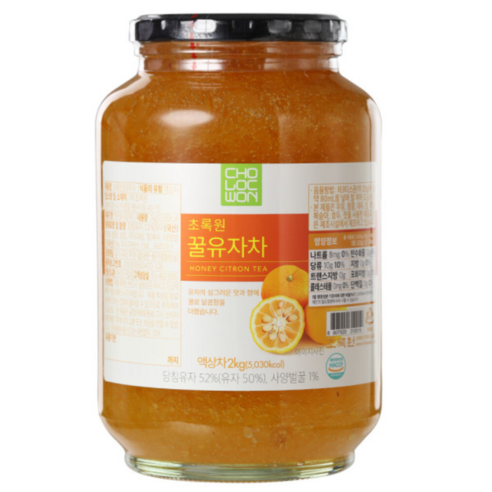 초록원 꿀 유자차 2kg, 1개입, 1개