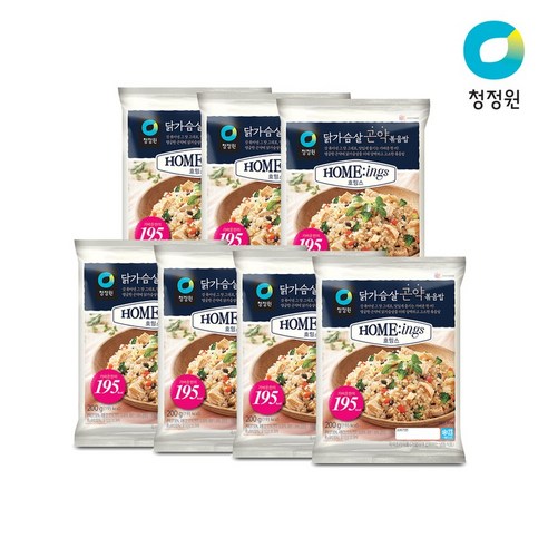 청정원 호밍스 닭가슴살 곤약볶음밥 200gX7개, 7개, 200g