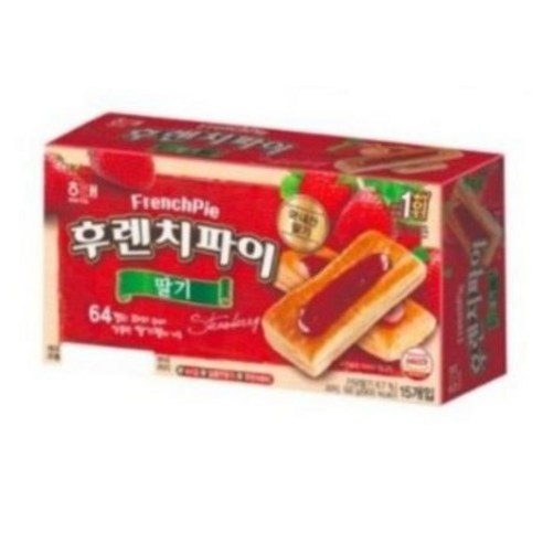해태제과 후렌치파이 딸기 192g, 1개