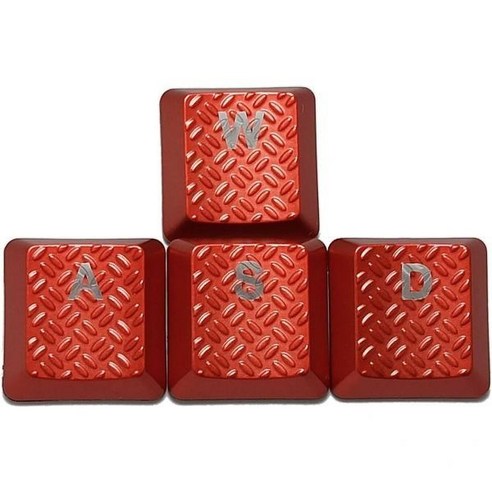 4pcs 게이밍 키캡 ABS OEM 프로필 G913 G915 G813 G815 텍스처 키캡용 미끄럼 방지 커버 반투명, C_WASD