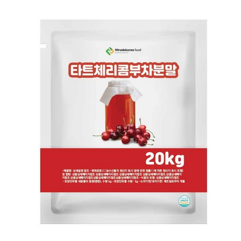 타트체리콤부차분말 20kg, 1개, 단품 Best Top5