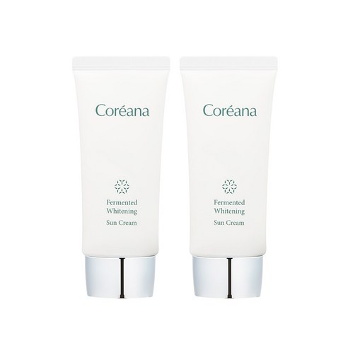 코리아나 발효 화이트닝 선크림, 2개, 50ml