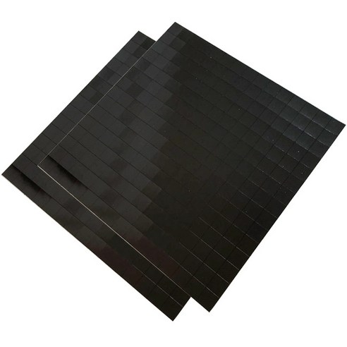 [제이스마그네트] 접착 조각 고무자석 시트 300x300 판, 2p세트 20x20x1T_450조각, 1개