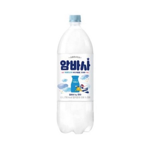 코카콜라 암바사 밀크소다, 1.5L, 6개