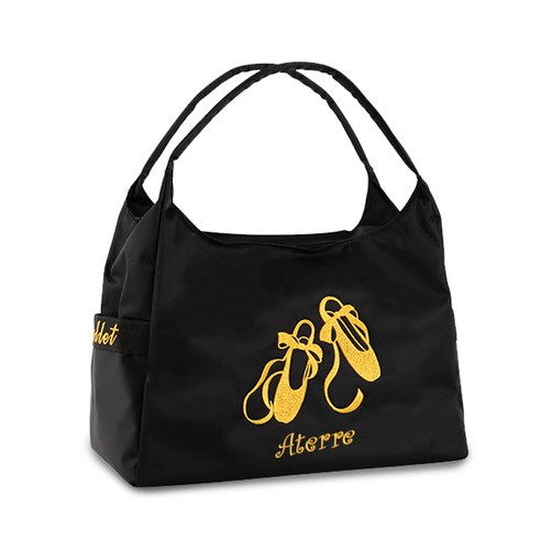 발레 자수의 우아함을 담은 기능적 스포츠가방