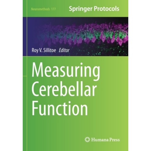 (영문도서) Measuring Cerebellar Function Paperback, Humana