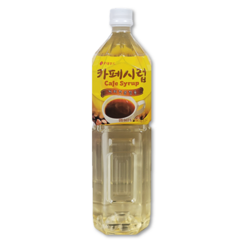 롯데 카페시럽 1.5L 설탕시럽, 1개