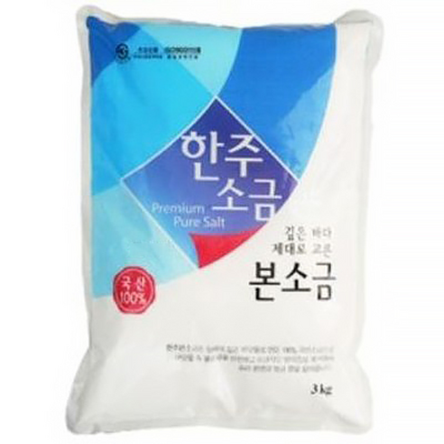 한주소금, 3kg, 5개