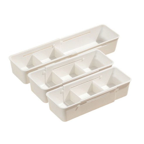 주앤지 PVC 접이식 칸막이 옷 정리함 대형 12칸 44 x 25 x 17 cm, 그레이, 4개 잘라쓰는칸막이 9 그린트리 길이조절 책상 주방 서랍 칸막이 정리함, 3개, 대형