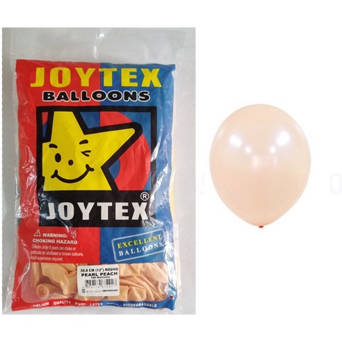 피플스파티 조이텍스 30cm 펄 라운드풍선 100입, 1개, 피치