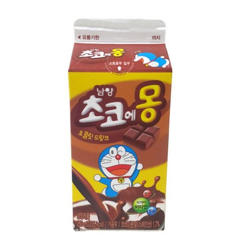 남양유업 남양 초코에몽 멸균우유 190mlx48팩, 180ml, 48개