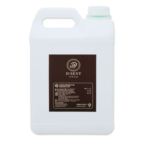 새벽내음 던센트 리필형 피톤치드 잎 편백수 천연 탈취, 1개, 5L