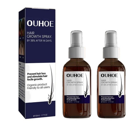 hair growth oil 모발성장액 모발 영양 트리트먼트 모발 성장 촉진 가려움 완화탈모 예방, 2개, 50ml