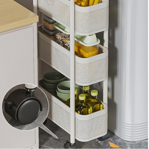 좁은 틈새를 황금 공간으로! Life Rhythm 틈새 수납장으로 답답한 수납 고민 해결!