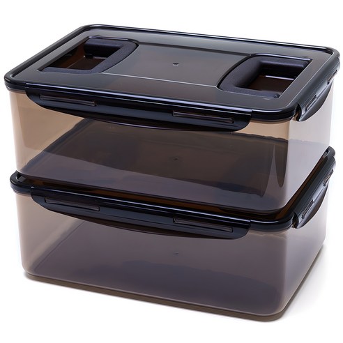제오닉 블랙 김장 김치통, 6L, 2개