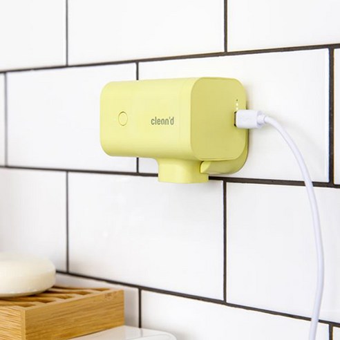 클린디 휴대용 무선 칫솔 살균건조기 윈디, CL-403, 옐로우