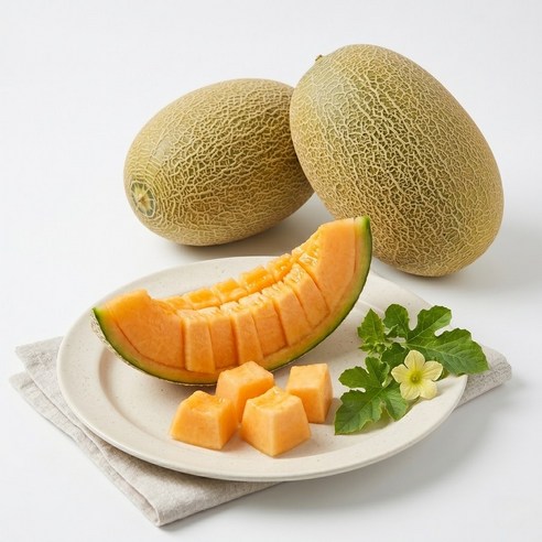 본연채 고당도 하미과메론 당도선별 산지직송, 1kg, 1개