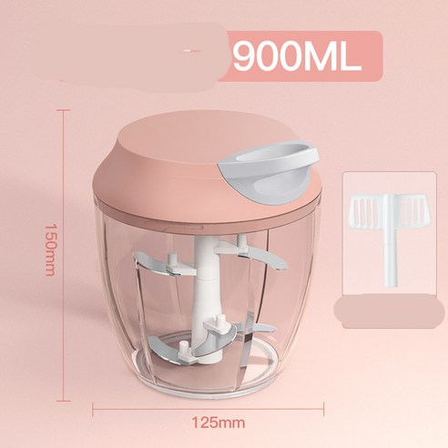 뜨거운뜨거운 판매 마늘다지기 마늘 다지기 마늘을 눌러 수동 마늘 진흙 두드리는 마늘 매쉬 아티팩트 당김 마늘 가루 매셔 가정용 마늘 분쇄 분쇄 마늘 분쇄기, 조리 장치 대형 900ml-핑크