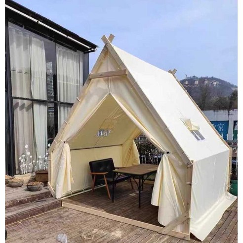 야외 글램핑 펜션 오각 천막 주택형, 바닥 3x3M 바베큐천막 야외 글램핑 펜션 오각 천막 주택형, 바닥 3x3M 바베큐천막