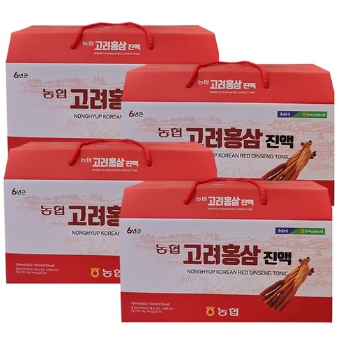 농협 고려홍삼진액 4개 (2.1L) 농협 고려홍삼진액 4개 (2.1L)