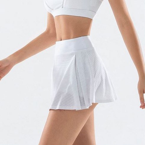 골프원피스 여성용 매쉬 플레어 스판 골프 스커트 골프 치마바지 Best Top3