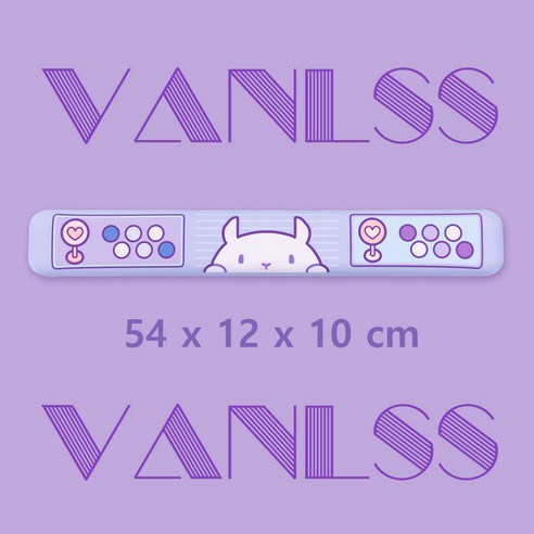 Vanlss 마우스 패드 게이밍 마우스패드 장 마우스패드 장패드 게이밍 장패드 러블리 토끼, 손목받침54×12×10cm, 1개, 손목받침54×12×10cm