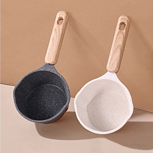 미니 멀티 편수냄비 밀크팬 소스팬 계량컵, 5개, 화이트 10cm