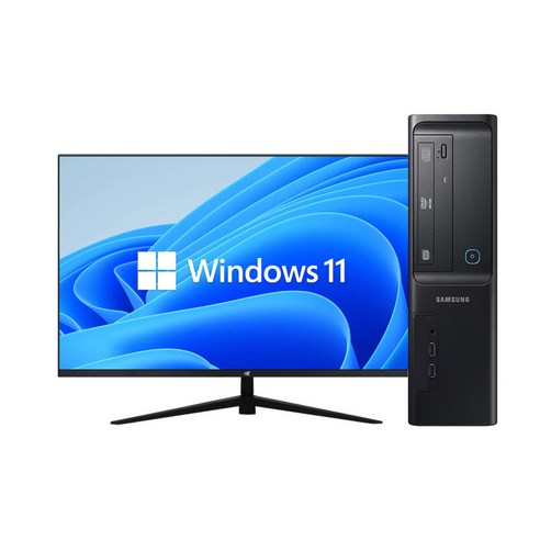 삼성 사무용 슬림 컴퓨터 데스크탑 i5 i7 HDMI 지원 윈도우11 모니터 세트, 06. 고급형 II 에디션, 01. 본체만