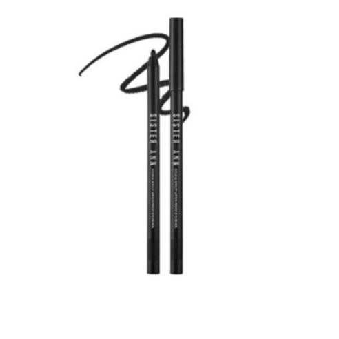 씨스터앤 더블이펙트 워터프루프 아이펜슬 0.5g, 07 매트블랙, 2개