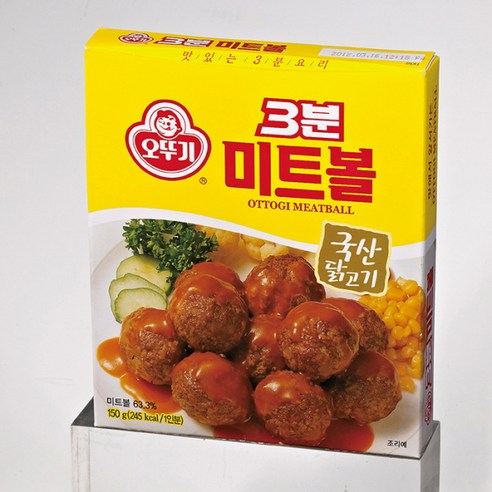 3분 미트볼 200g 오뚜기, 단품, 1개