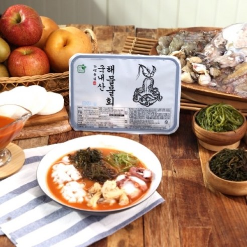 자연손길 국내산 해물물회, 6개, 500g