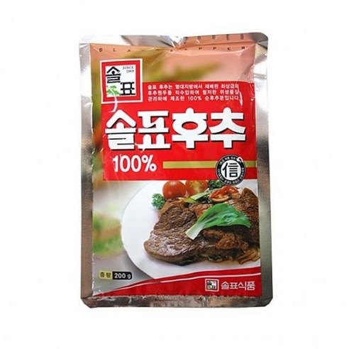 매장판매 솔표 후추200g