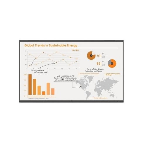 [LG전자] 65인치형 전자칠판 고급형 구글 EDLA인증 24년 최신형 65TR3PN [벽걸이]