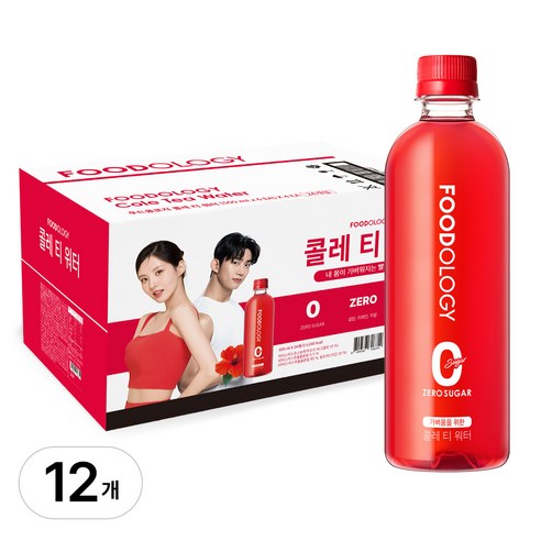 푸드올로지 콜레 티 워터, 500ml, 12개