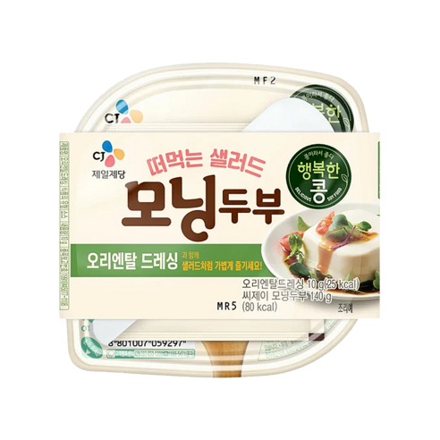 떠먹는샐러드 모닝두부 오리엔탈드레싱, 150g, 4개