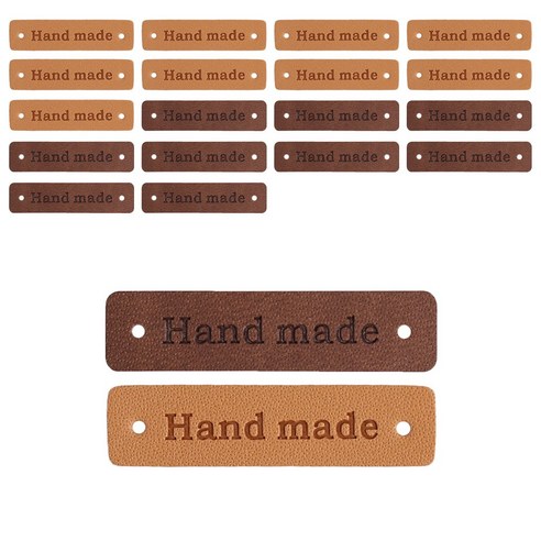 핸드메이드 작품, 밋밋함은 이제 그만! 가죽 라벨 하나로 완성도를 높이는 방법 가죽라벨