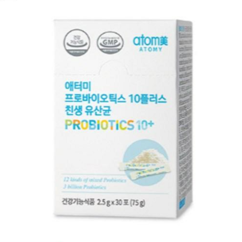 애터미유산균 2.5gx30포/1박/어린이 유산균/다이어트유산균, 75g, 1개