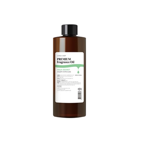 리빙인샵 LIVINGinSHOP 프래그런스 오일 원액, 1개, 500ml, 아쿠아 시크릿