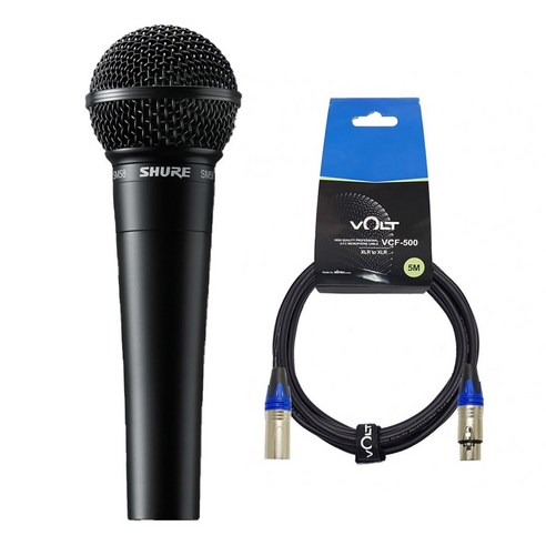 SHURE SM58 BLK: 전설의 사운드, 검은 카리스마로 무대를 압도하다.