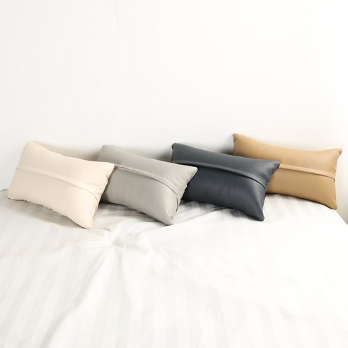 내 목과 허리를 위한 꿀잠 보장템, 다이아몬드 가죽 목베개 소파쿠션