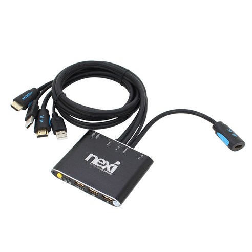 NX-KVM02H 2대1 HDMI KVM 스위치 30Hz (NX547)