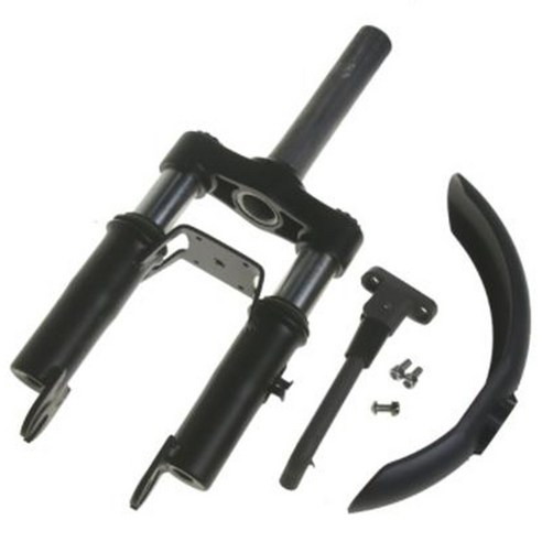 Monland 전기 스쿠터 프론트 쇼크 업소버 포크 서스펜션 키트 샤오미 m365 pro 용 유압 브래킷, 검은 색
