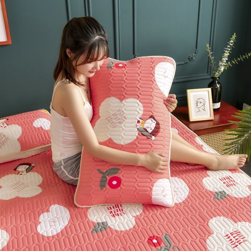 INEFF 만화 베갯잇 귀여운 라텍스 베갯잇 2개 고급 베갯잇 48*74cm, 5