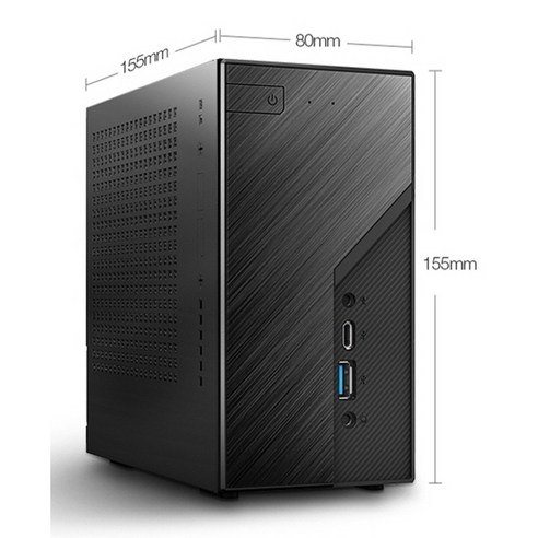 ASRock DeskMini X300 5500GT 120W M.2 대원씨티에스 (16GB/ M.2 512GB)/R/USB확장 포트 장착/미니PC/베어본/MINI PC/미니컴퓨터, 16GB