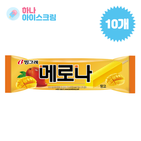 [빙그레]메로나 메론 바나나 망고 30개, 75ml