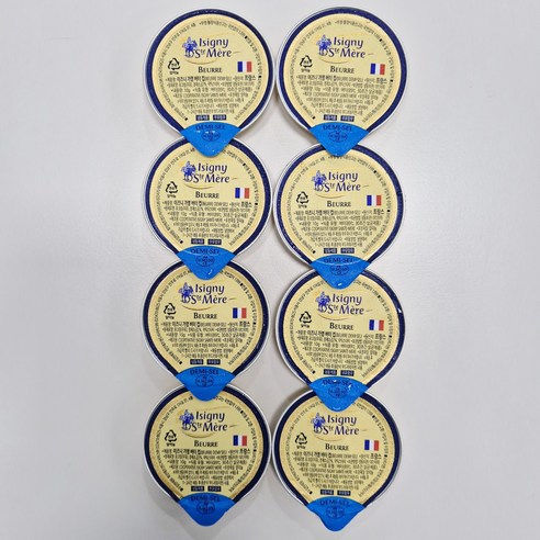이즈니 가염버터 10g (냉동) x 8개 천연 포션 버터