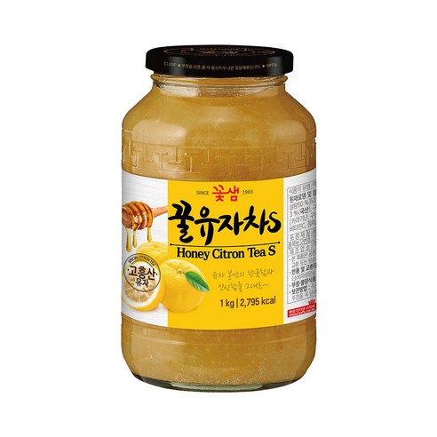 꽃샘식품 꿀유자차S 1Kg, 1개, 1개