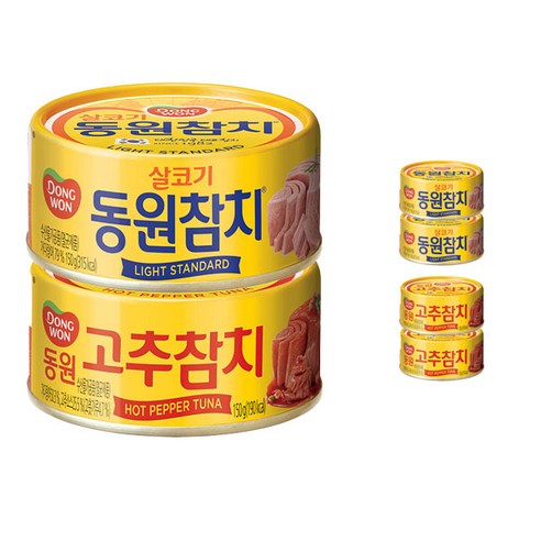 동원 참치 150g 6캔, 6개