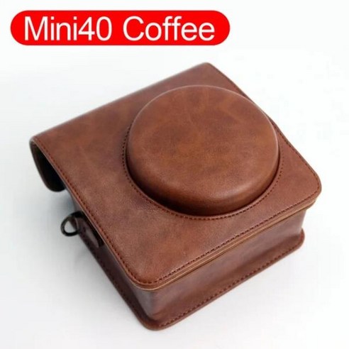 카메라 가죽케이스 후지 instax mini 40mini 11용 스트랩, Mini 40 Coffee